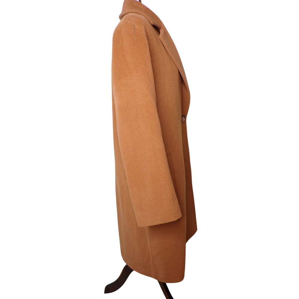 🆕FLEURETTE Luxe Wool Blend Coat Camel 10 - Picture 4 of 11